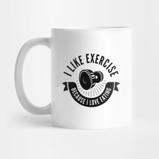 I Like Exercise Mug